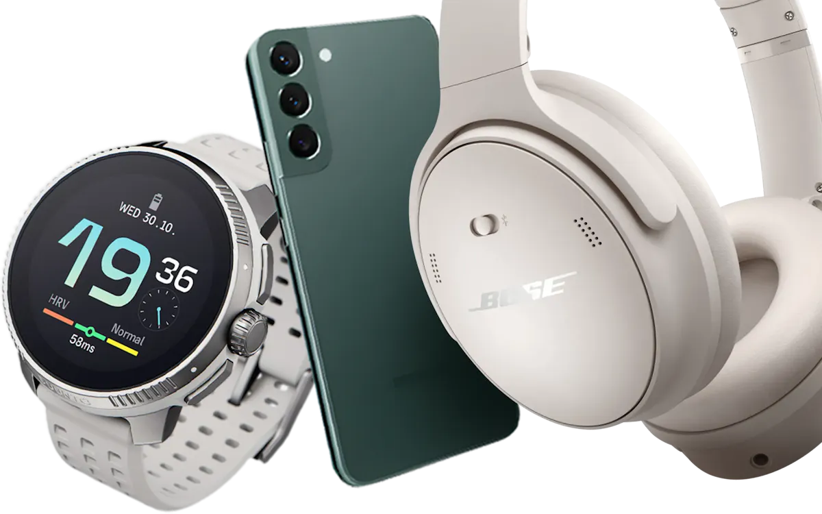Watch, Phone, and Headphones bundle