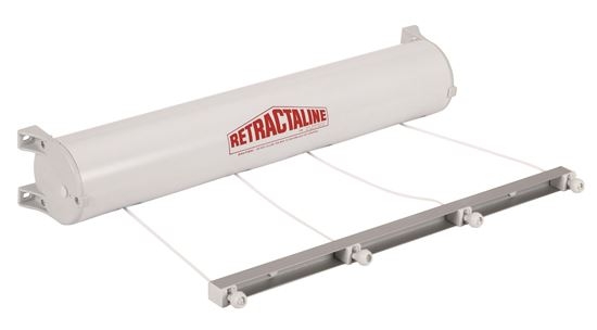 Large 4 Line Retractable Clothesline (32M)