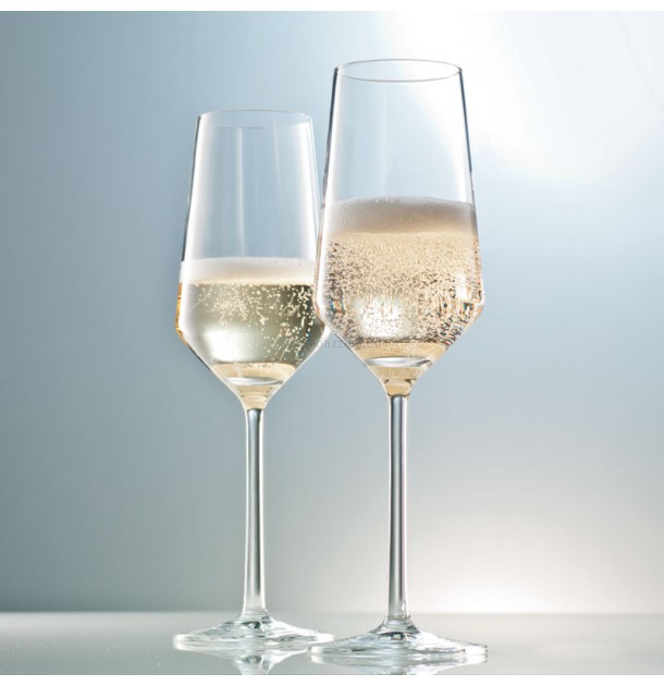 Crystal Pure Champagne Flutes 297ml Set of 6 