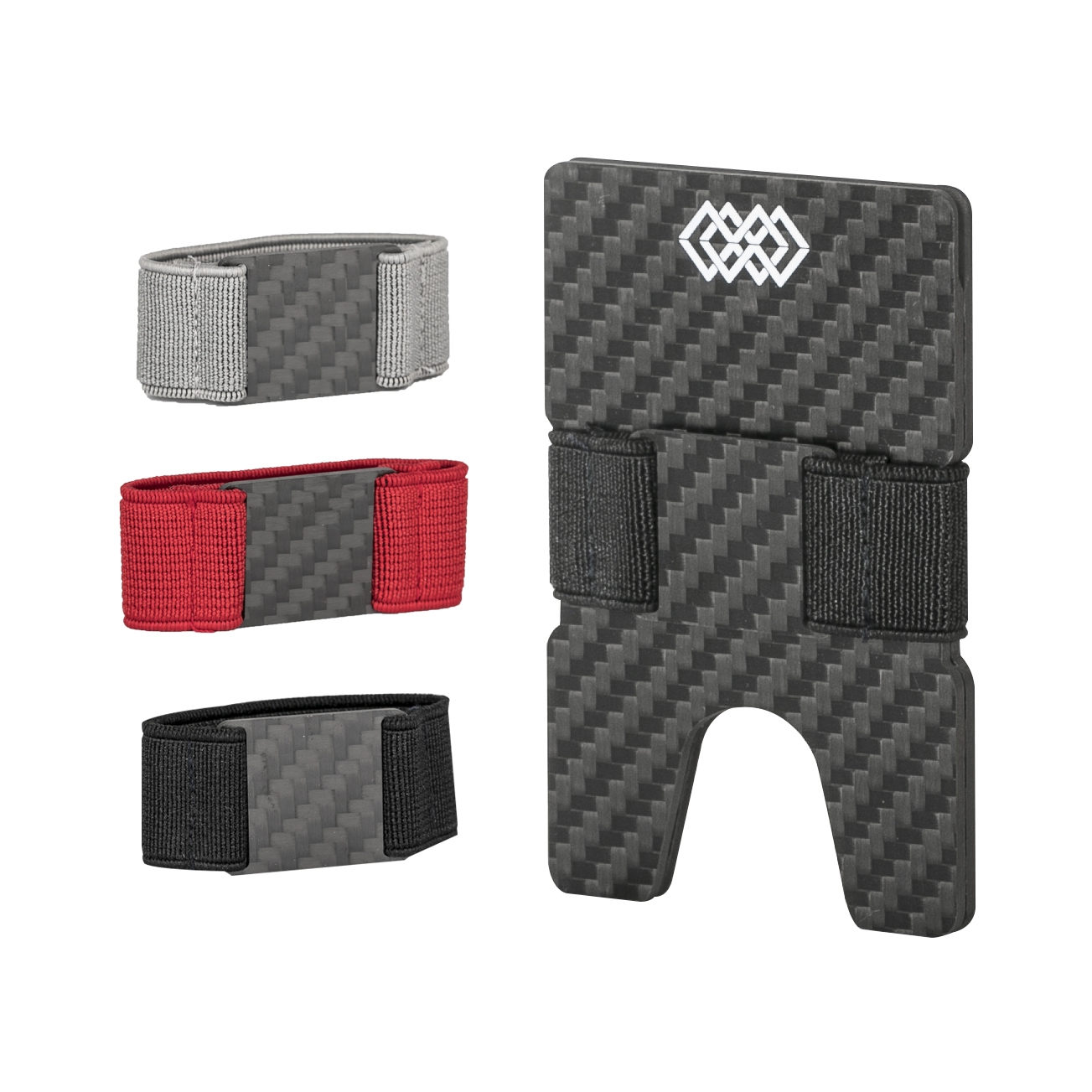 Slim Carbon Fibre RFID Blocking Stretch Card Wallet