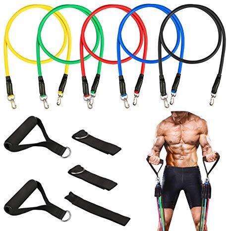 11 Piece Resistance Bands Set