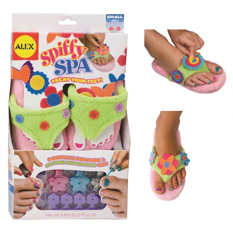 Spiffy Spa Pedicure and Slipper Decorating Kit (Small)