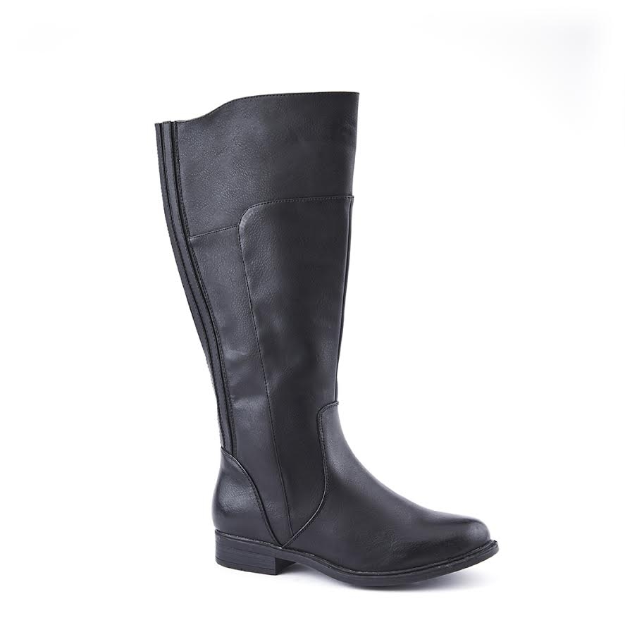 Ladies Elasticated Rider Boot with Buckle