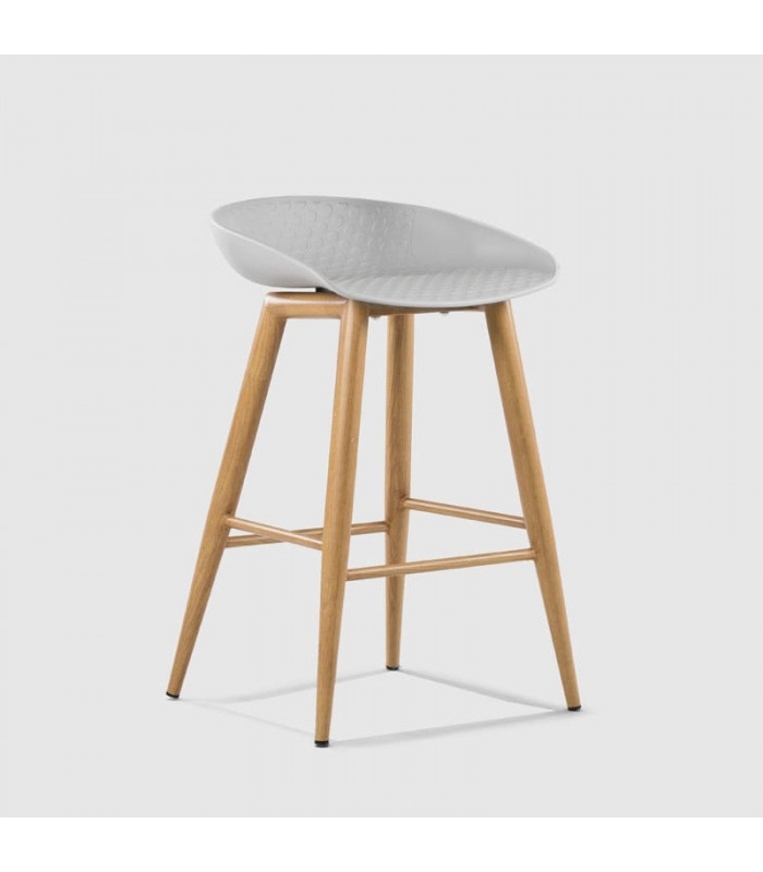 Light Grey Counter Bar Stool