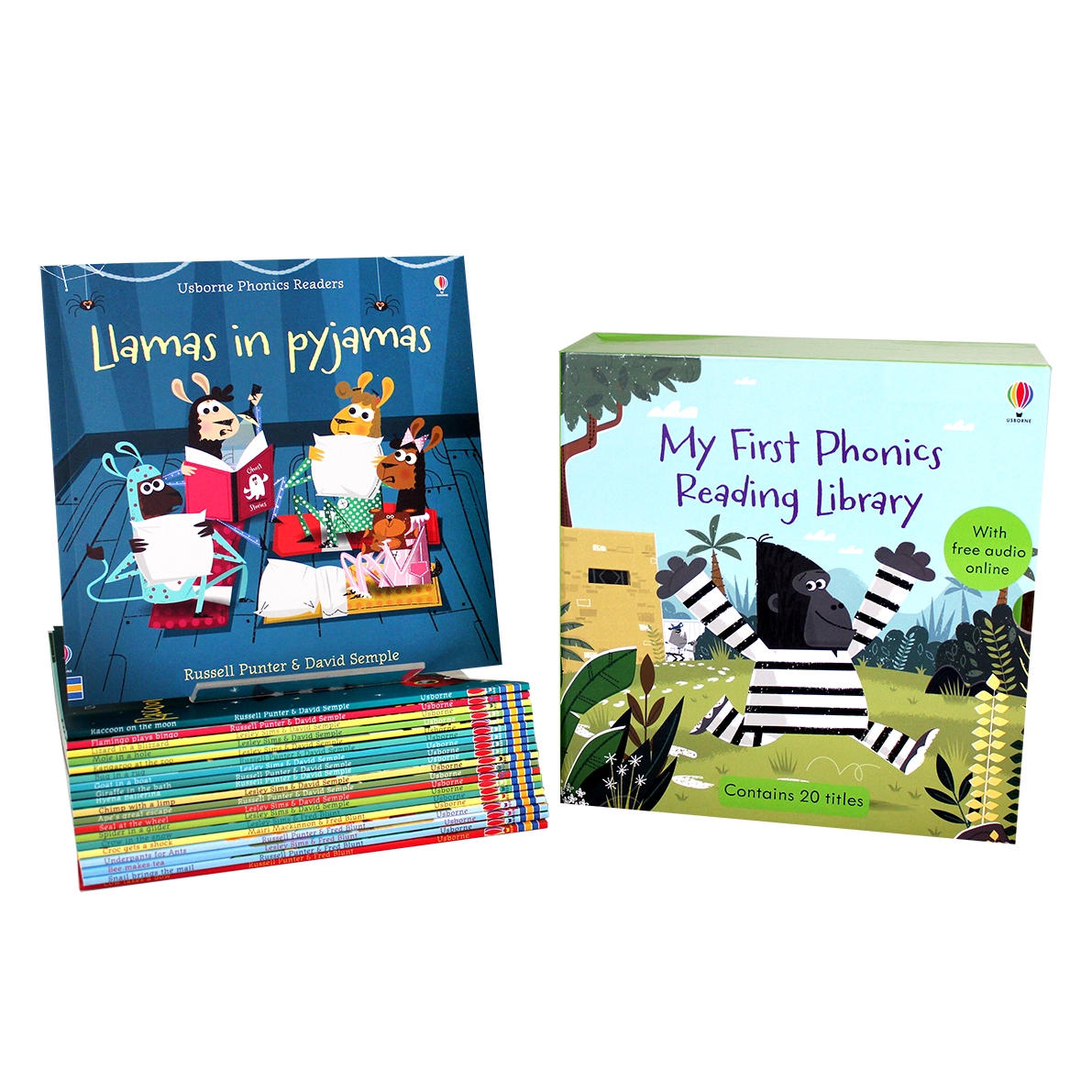 My First Phonics Reading Library (20 Books & Free Online Audio)