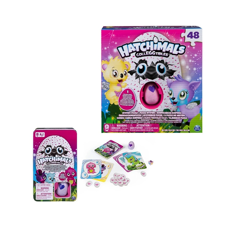 Card Game and 48 Piece Puzzle Box