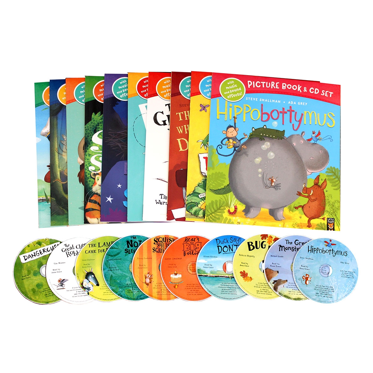 Children's Stories 10 Book Collection with Audio CD's