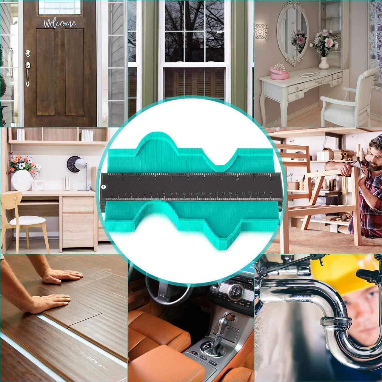 Multipurpose Tile Cutting Measuring Tool