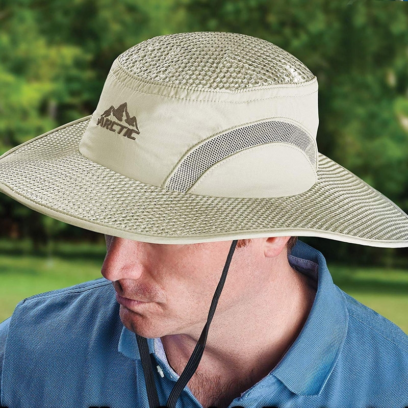 Evaporative Cooling Hat with UV Protection