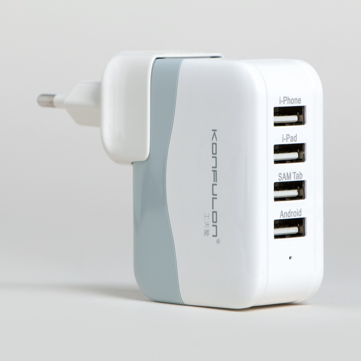 4-Port 4.2A 5V USB Charging Block