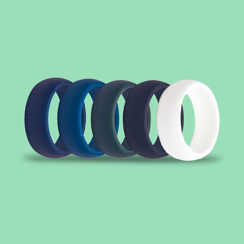 Pack of 5 Men's Original Silicone Rings