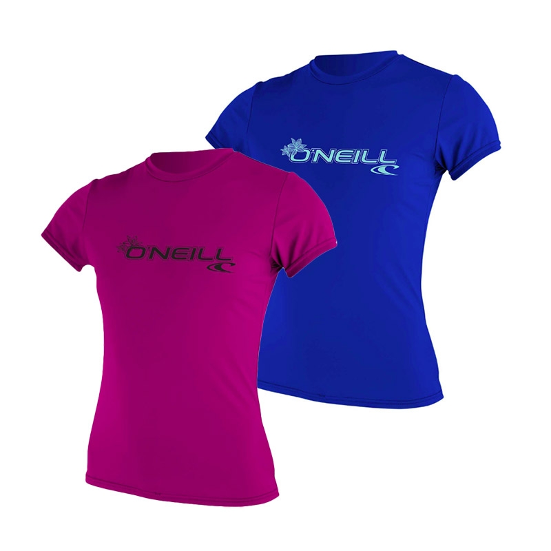 Women's 2019 Basic Short Sleeve Rash Vest