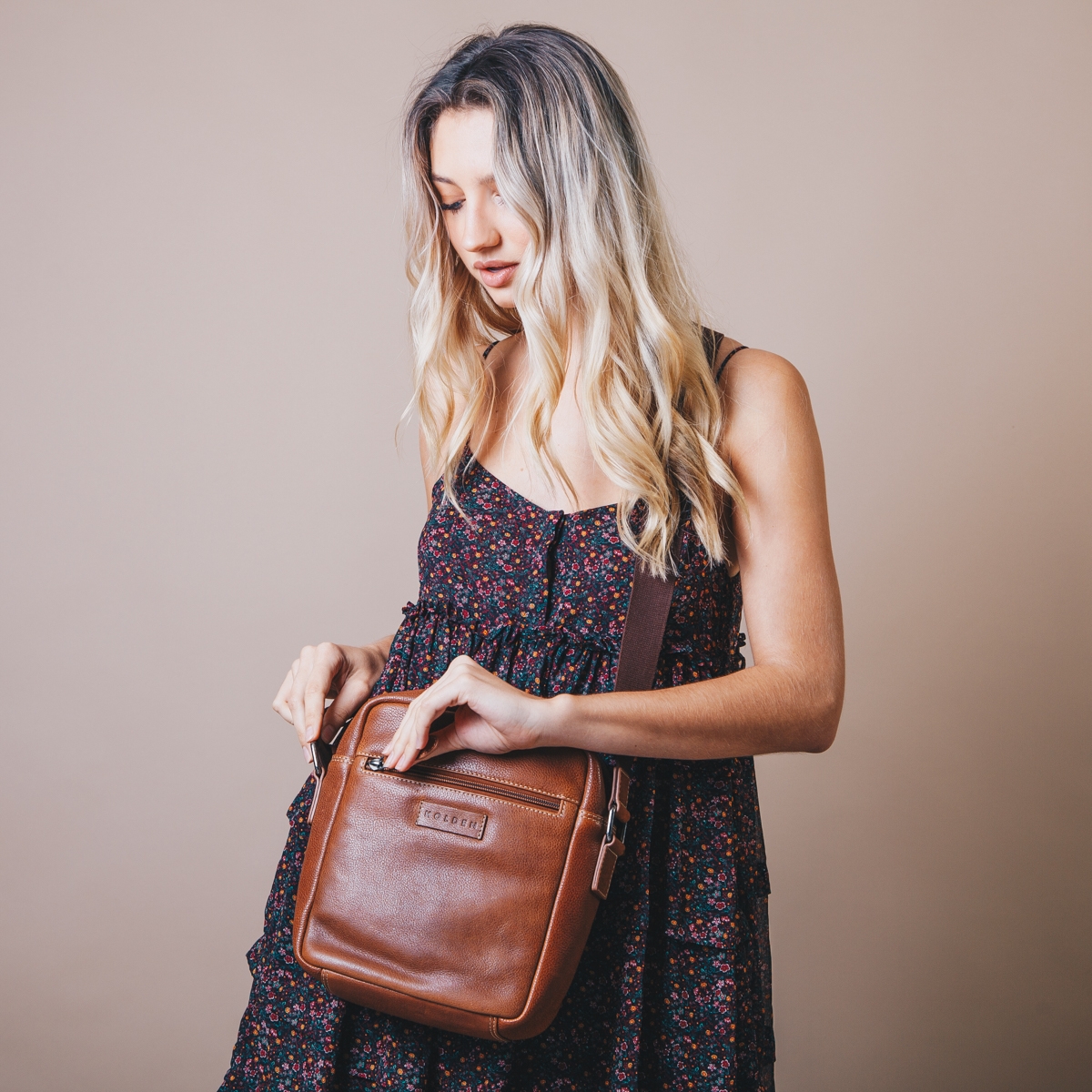 Genuine Leather Cross Body Bag