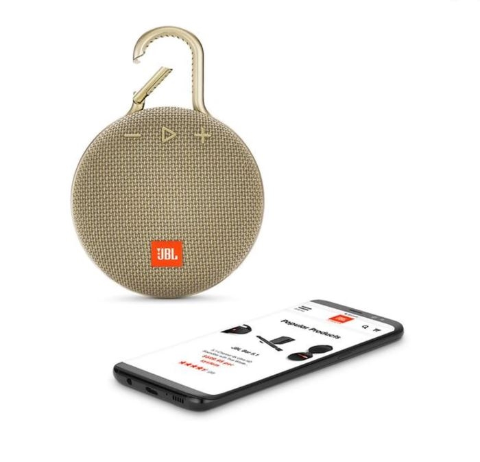Clip and Play Portable Waterproof Bluetooth Speaker (Model: Clip 3)