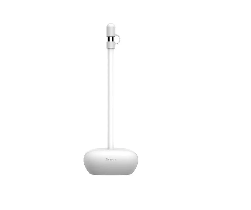 Apple Pencil Silicone Holder Mount & Anti-Loss Cap Attachment