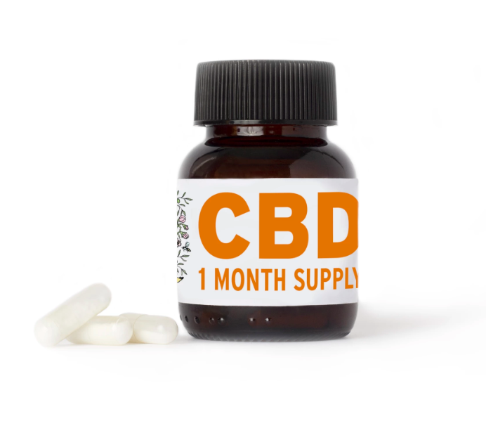 30 CBD Capsules  Biodegradable Vegan Capsules