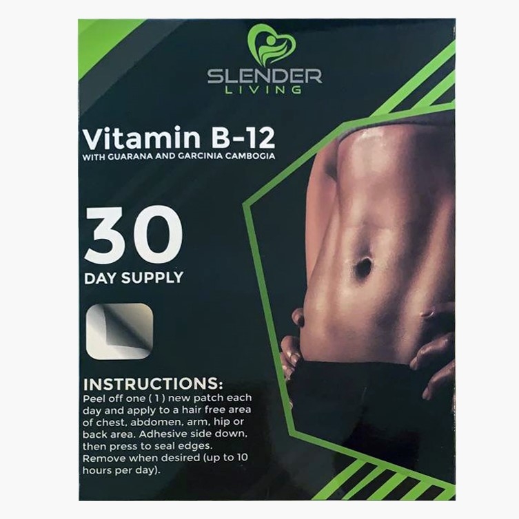 Vitamin B12 and Guarana Slimming Patches (30-Pack)