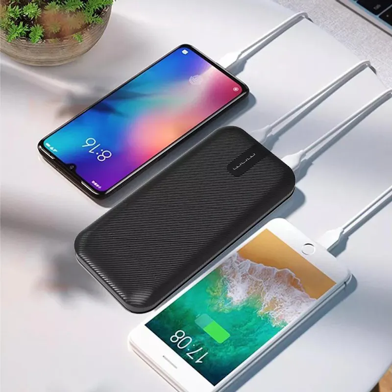 Black. Devices and phone charger cables not included