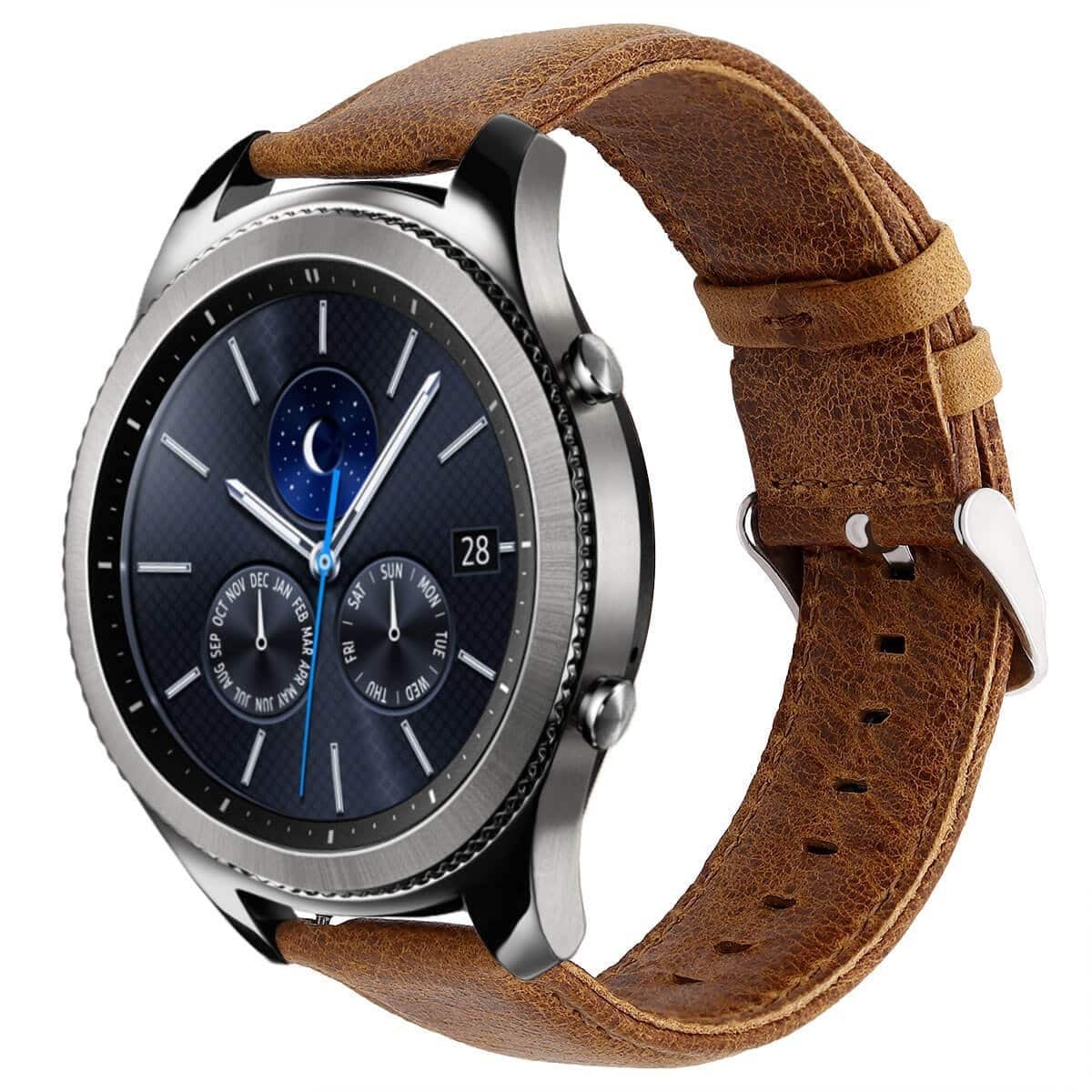 Tan Leather Replacement Strap for Samsung S3 Frontier/Classic