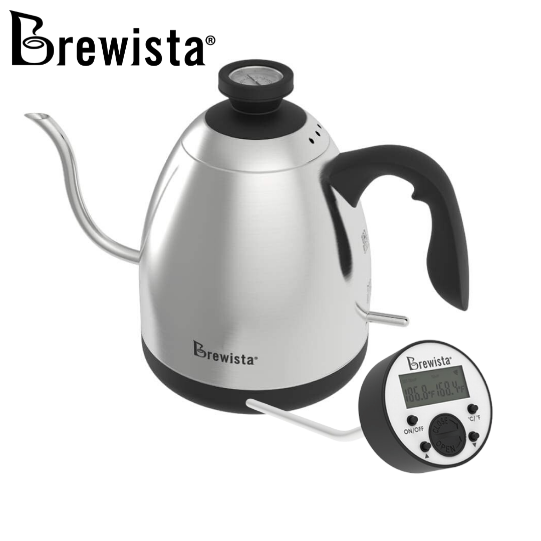 Smart Pour 1.2L Electric Switch Kettle with Digital Temperature Gauge