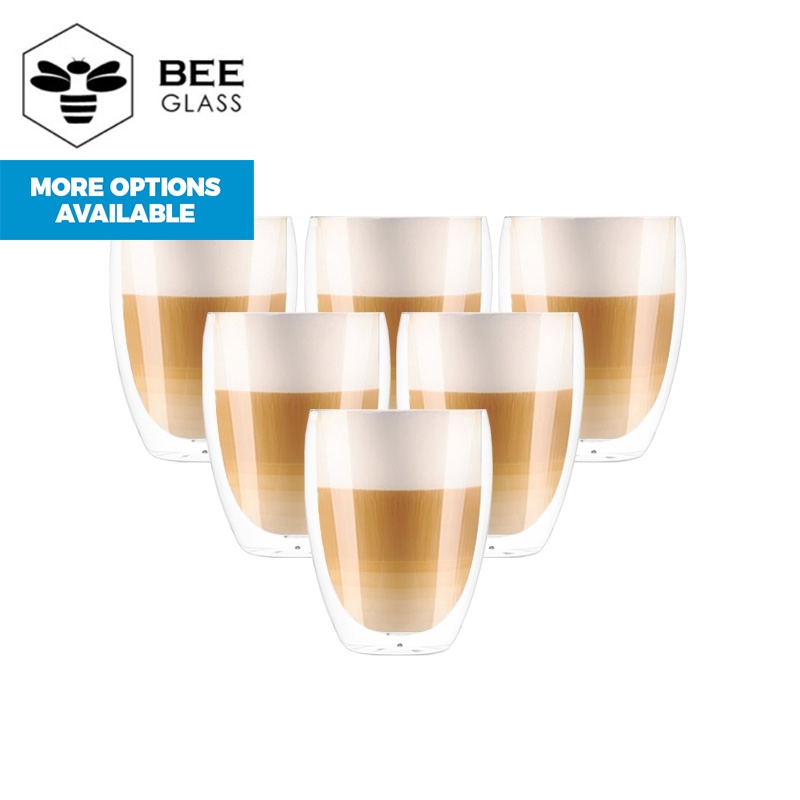 Set of 6 - 300ml or 350ml Double Walled Tumbler Glasses