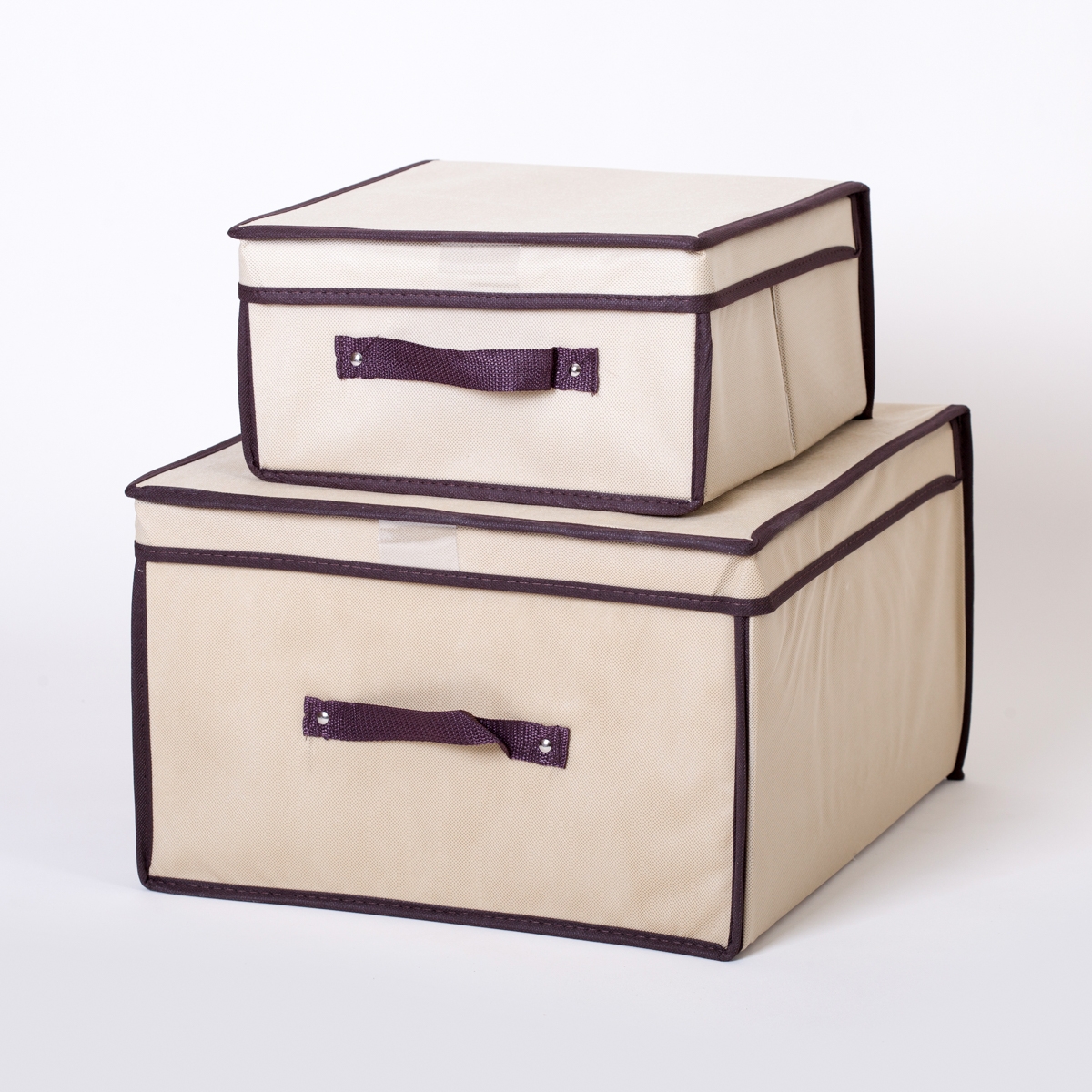 Set of 2 Collapsible Storage Boxes