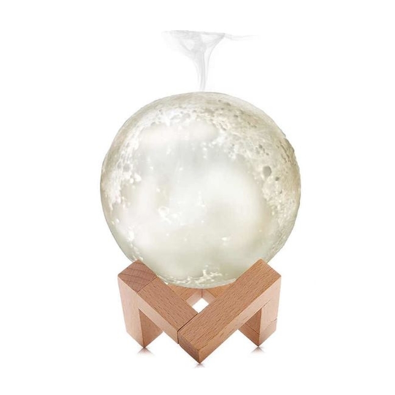 Lunar 3D Moon Lamp with Humidifier