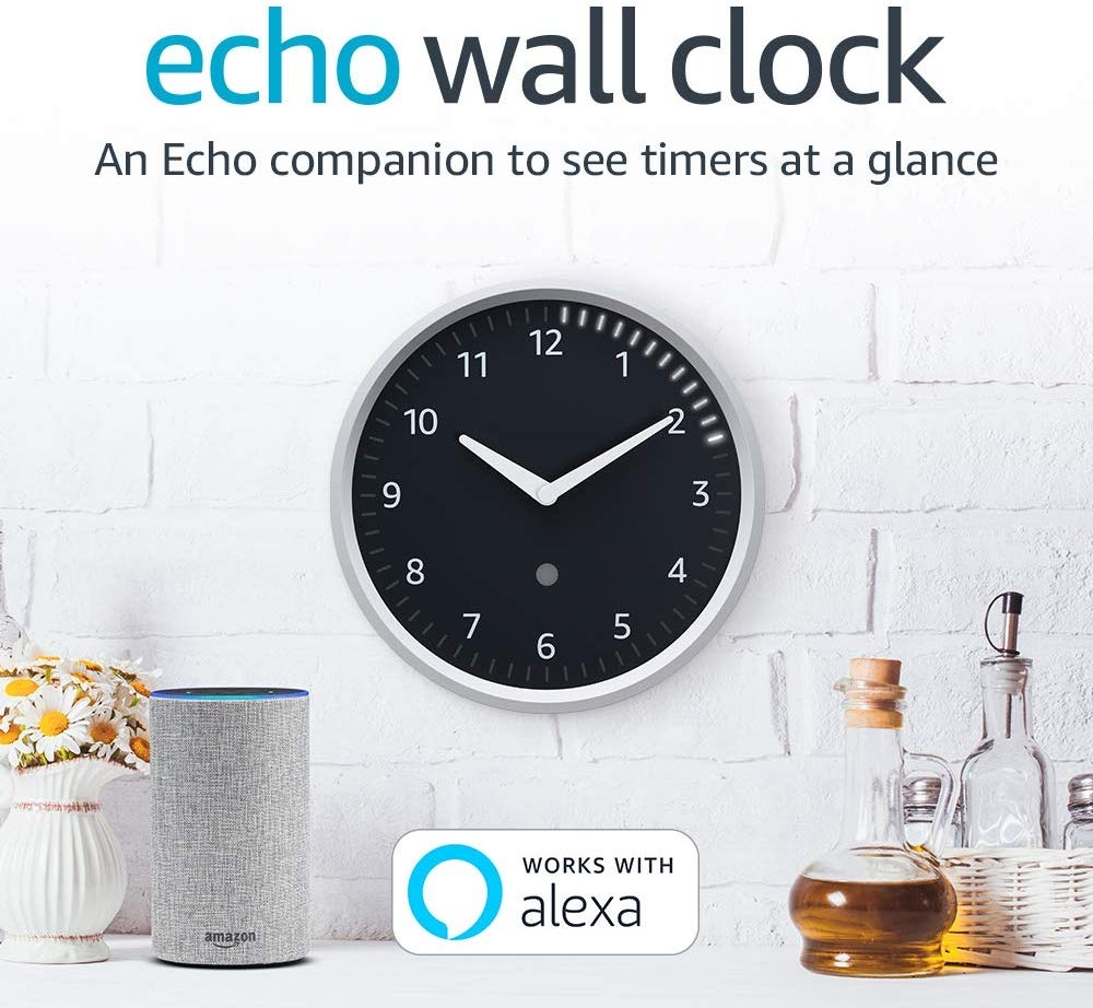 Echo Wall Clock with Alexa