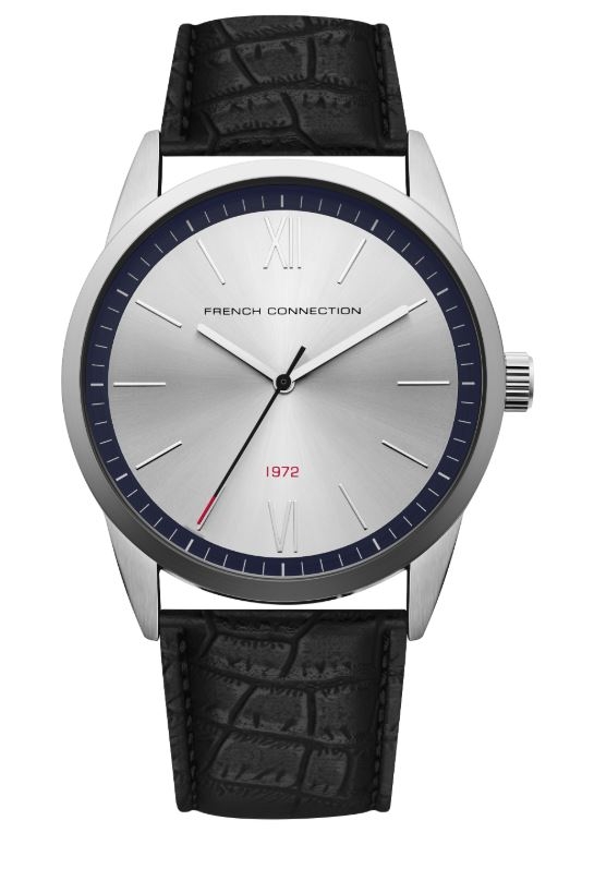 Men's Black Strap Watch