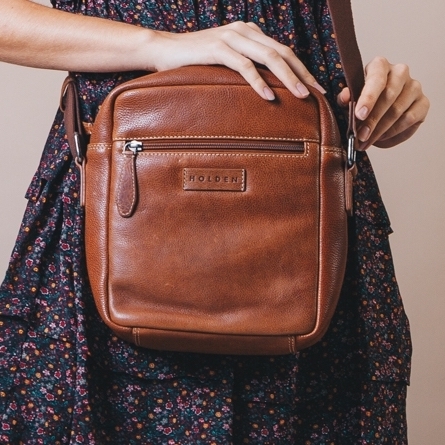 Genuine Leather Unisex Cross Body Bag