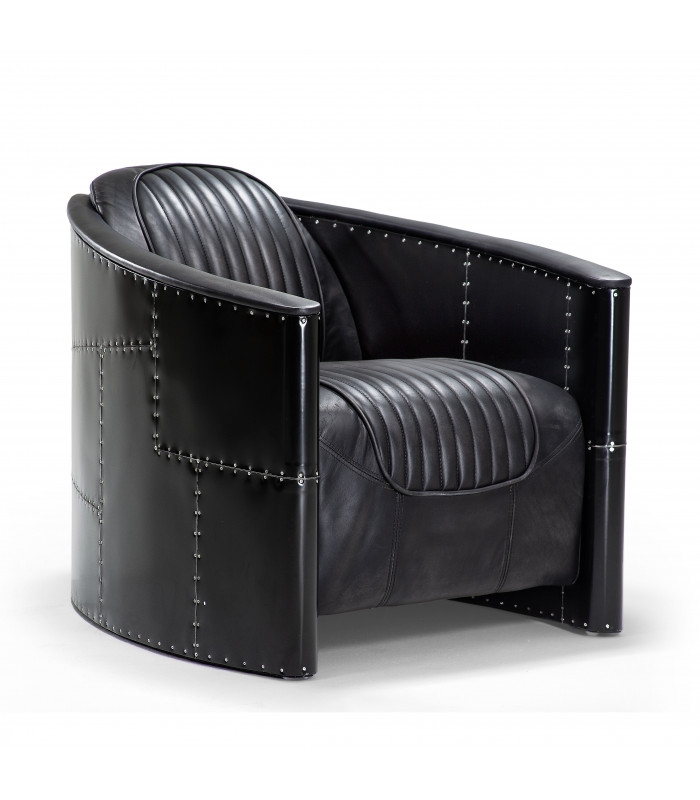 Classic Nighthawk Full Grain Leather Armchair