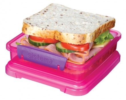 Pack of 5 450ml Trend Sandwich Boxes
