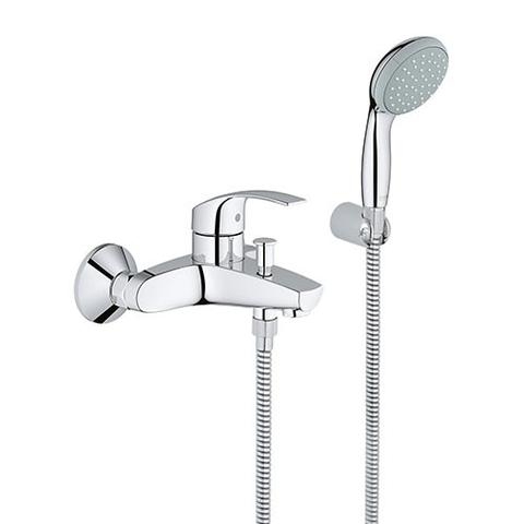 Eurosmart Single-lever Bath Mixer with Hand Shower Set