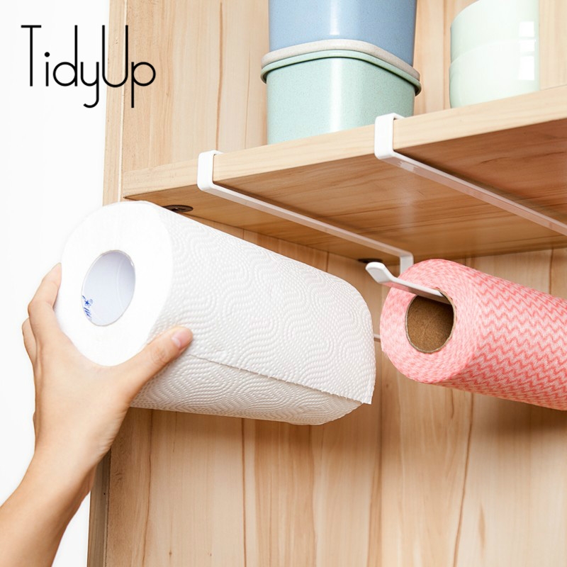 Pack of 2 Paper Towel Under-Shelf Rack