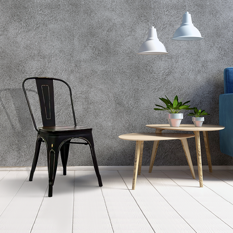 Retro Metal Café Chair