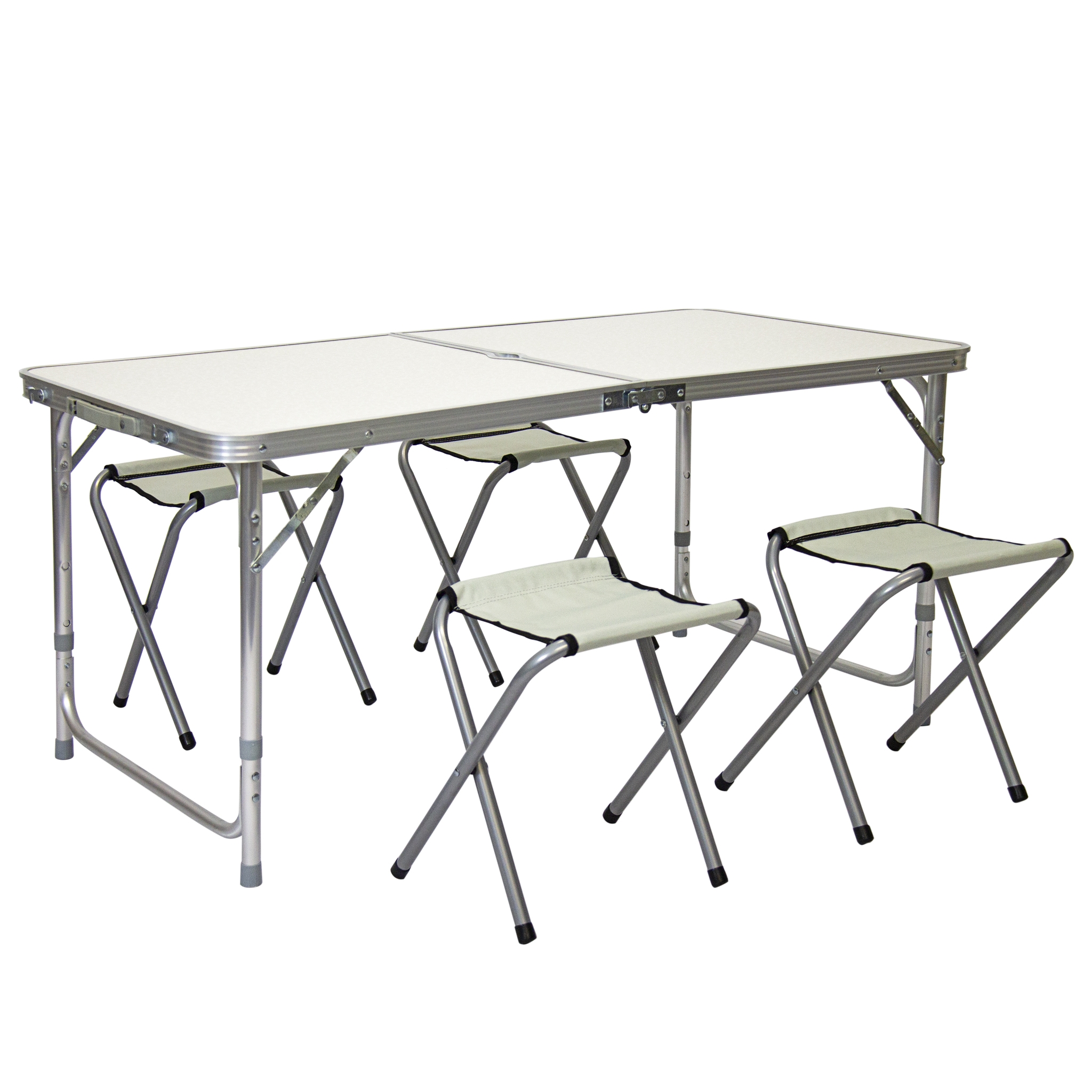 Folding Camping Table & Stools