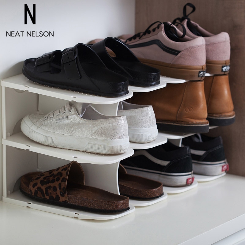 Stackable Pillar Shoe Organiser
