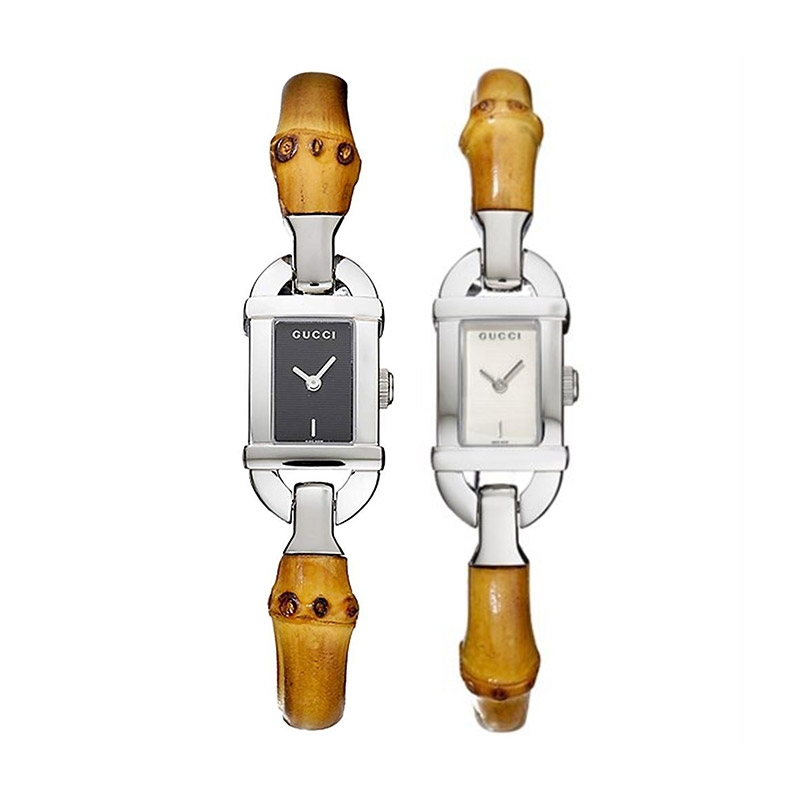 Ladies Bamboo Brown Bangle Watch