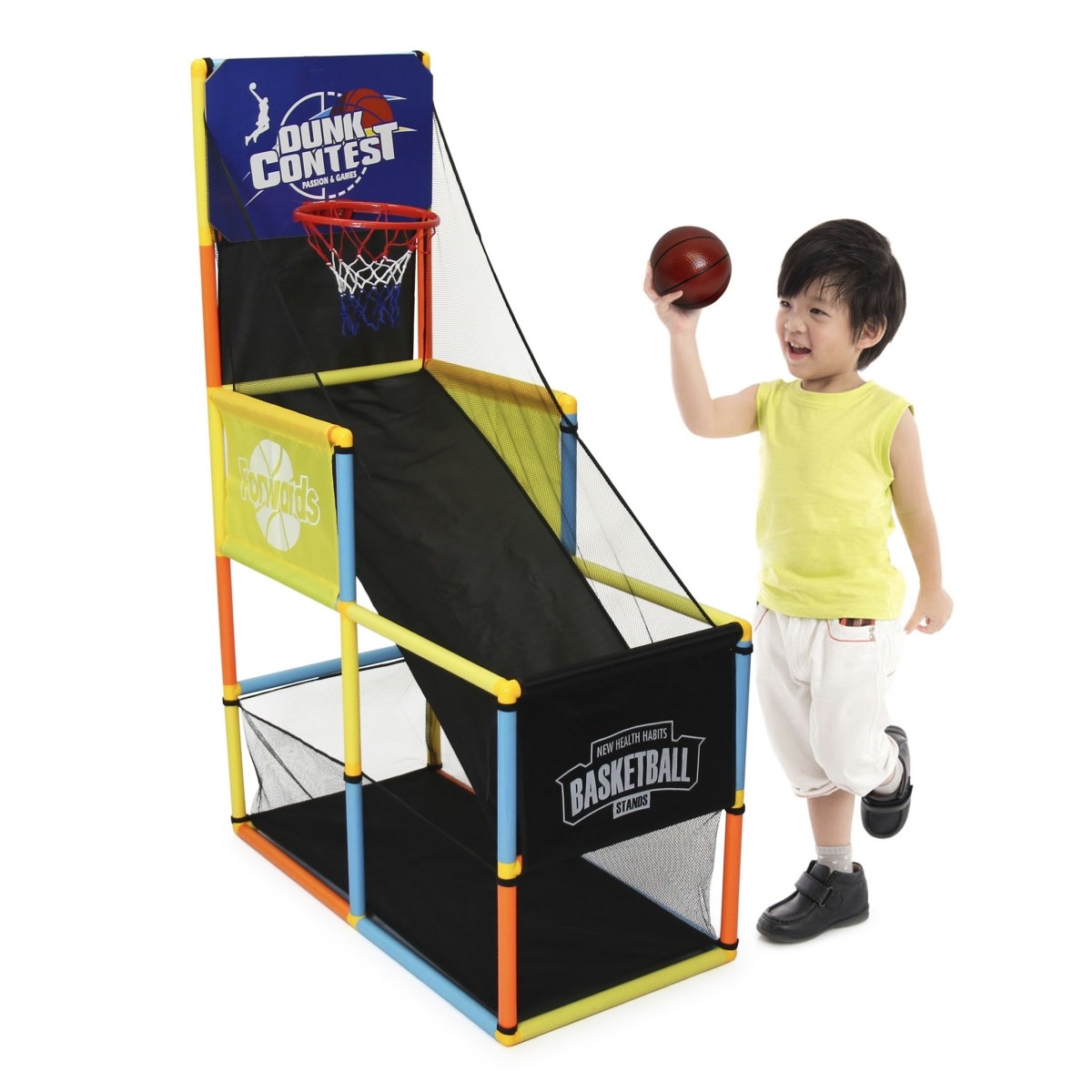 Adjustable Basketball Set with 4 Levels