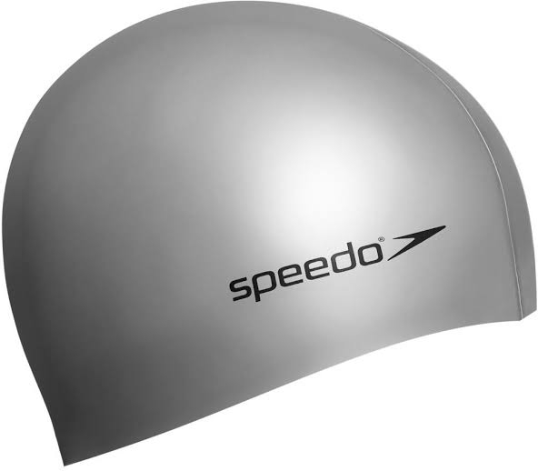 Unisex Silver Silicone Cap (One Size)