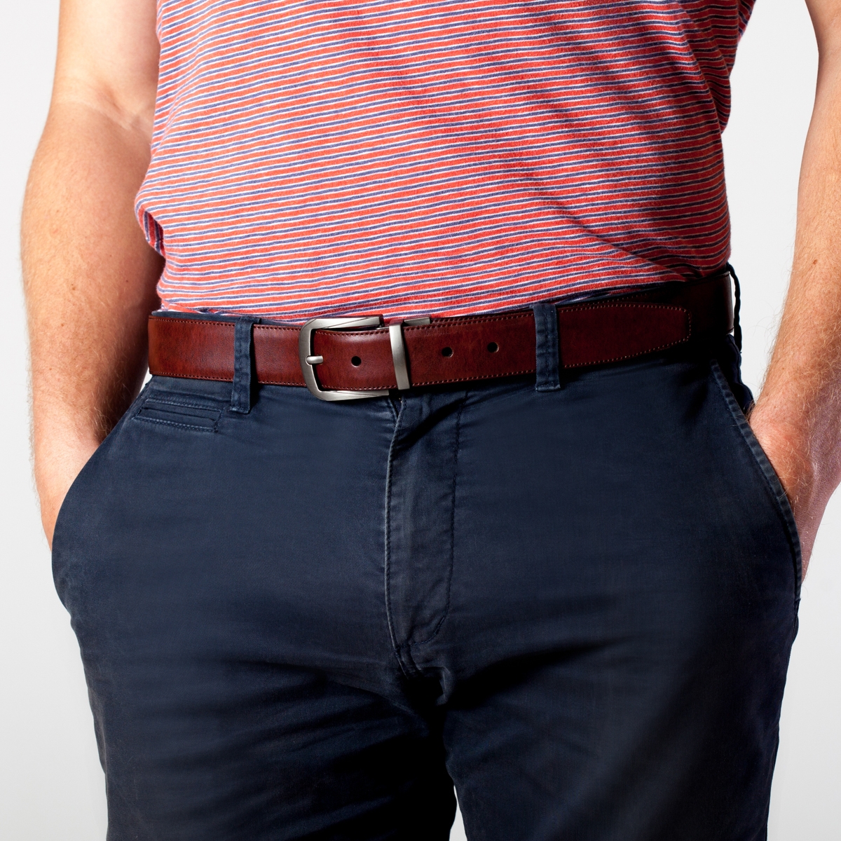 Reversible Double Sided Leather Belt