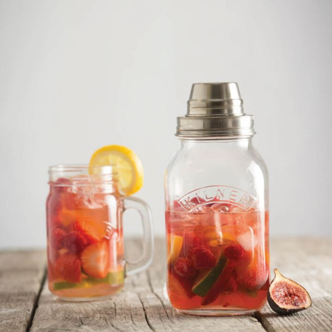 Glass Cocktail Shaker Set