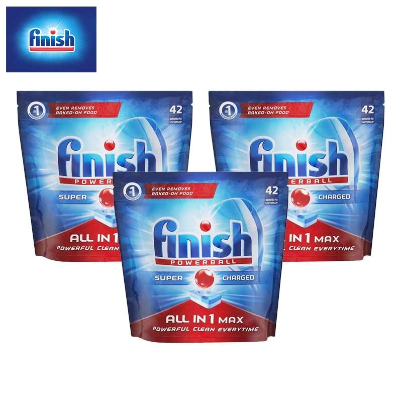 Pack of 3 All In One Regular Dishwashing Tablets (42's)