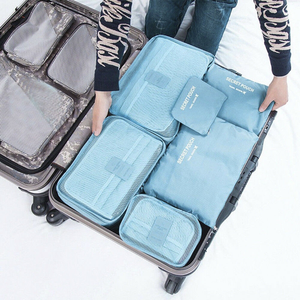 6 Piece Luggage Cubes