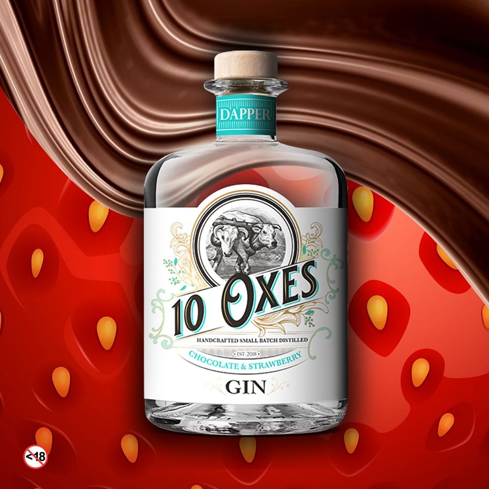 750ml Dapper Chocolate and Strawberry Gin