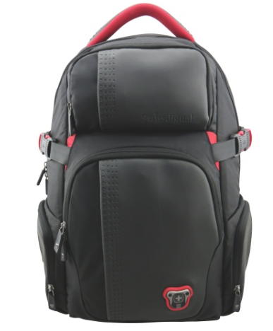 Multi Compartment Backpack Red