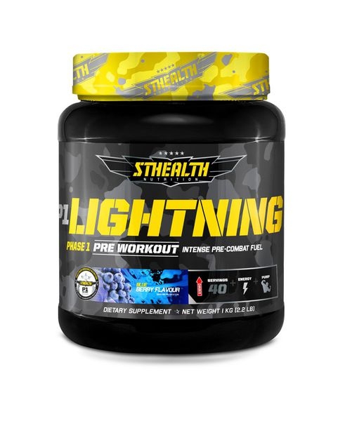 Pre Workout Lightning 1kg Berry (40 Servings)