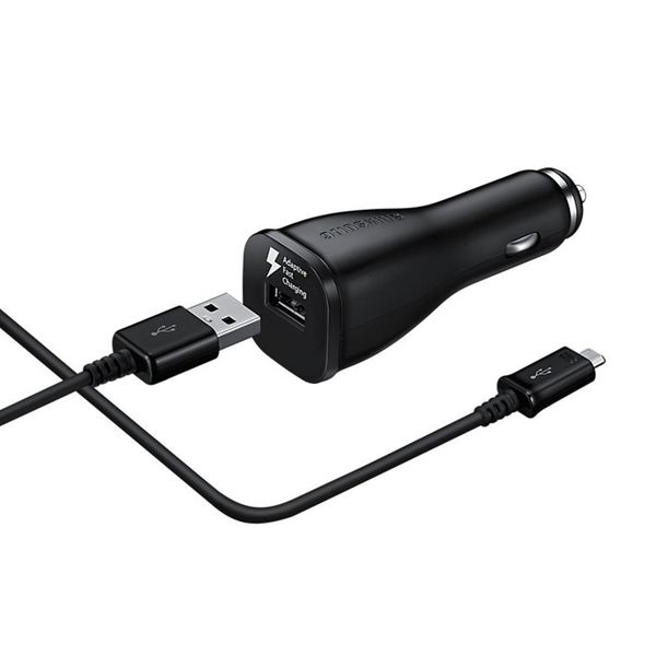 Micro USB Car Charger with Dual USB (2A Fast Charge)