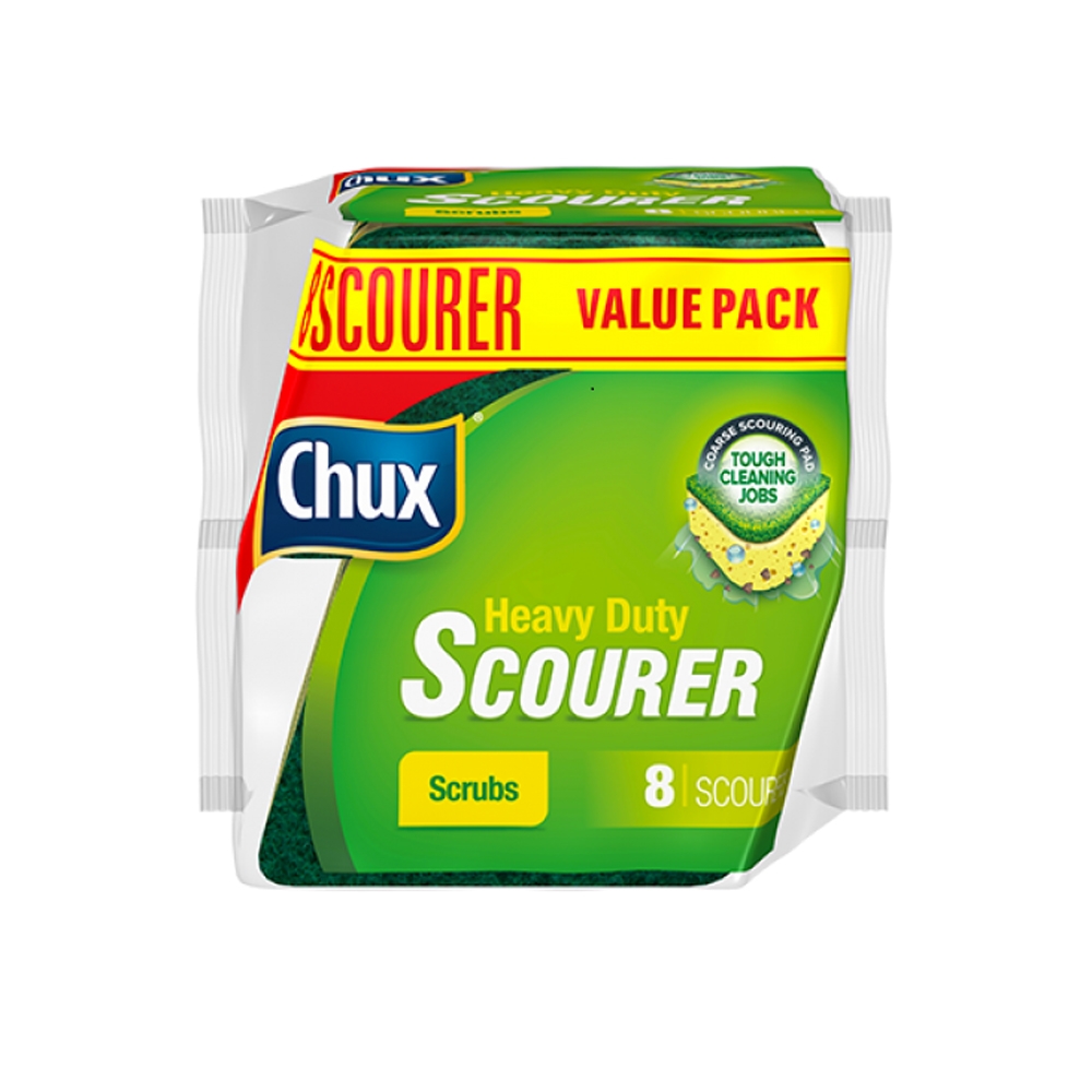 Pack of 3 - Heavy Duty Scourer Scrubs (24 in Total)