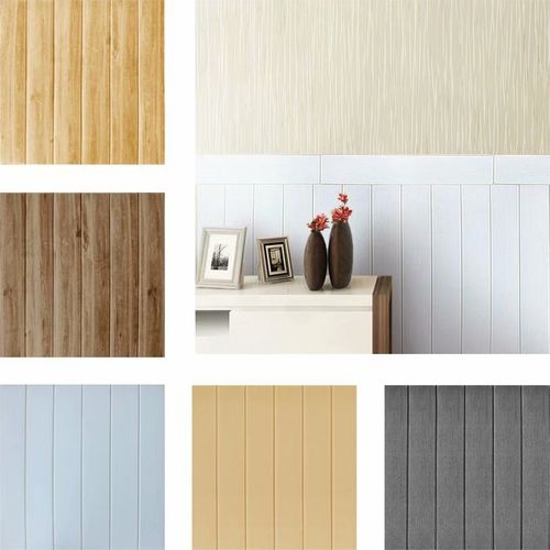 DIY Self-Adhesive 3D Wood-Look Wallpaper